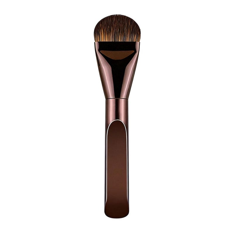 Ultra-thin, wide tongue-shaped foundation brush, flawless coverage, doesn't absorb much product, flat head, soft bristles, makeup tool, makeup brush, mask brush